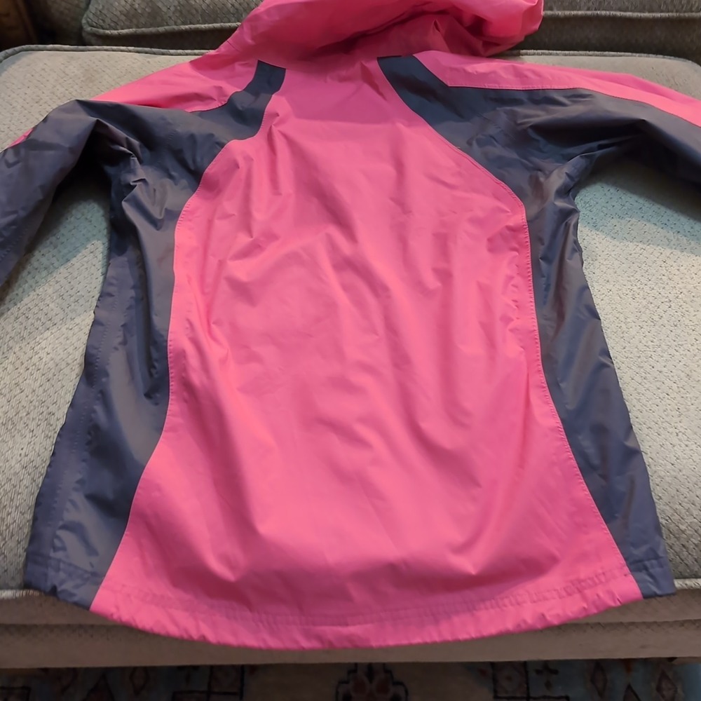 Columbia Women's Heavenly Hooded Jacket Omni Heat Reflect Tech Size S Pink/Gray - Picture 8 of 11
